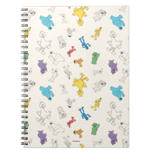 Sesame Street Pals   Colourful Vintage Pattern Notebook