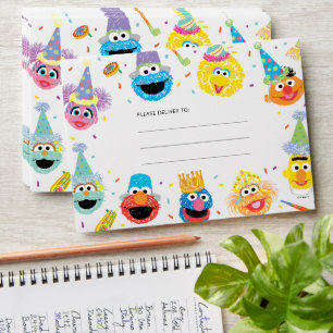 Sesame Street Pals Confetti Birthday Envelope