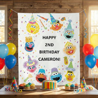 Sesame Street Pals Confetti Birthday Welcome