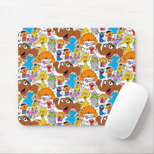 Sesame Street Pals Doodley Pattern Mouse Mat