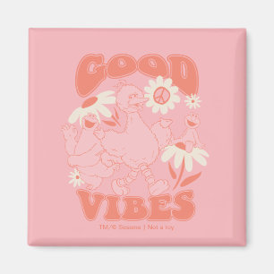 Sesame Street Pals Good Vibes Magnet