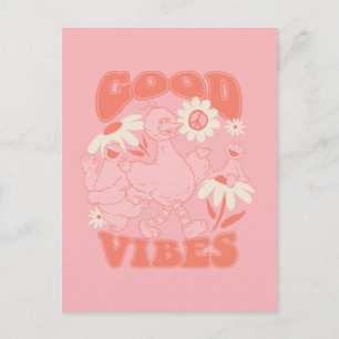 Sesame Street Pals Good Vibes Postcard