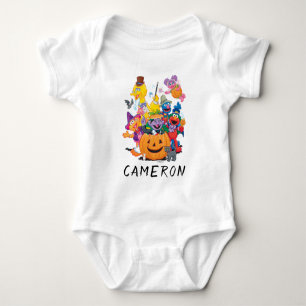 Sesame Street Pals   Happy Halloween Baby Bodysuit