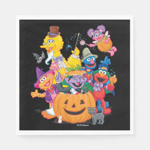 Sesame Street Pals Happy Halloween Napkin
