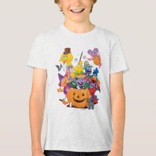 Sesame Street Pals   Happy Halloween Tri-Blend Shirt