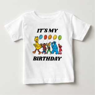 Sesame Street Pals It's My Birthday Baby T-Shirt