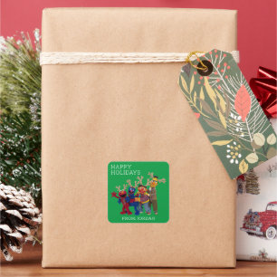 Sesame Street Pals Merry Christmas Gift Tag