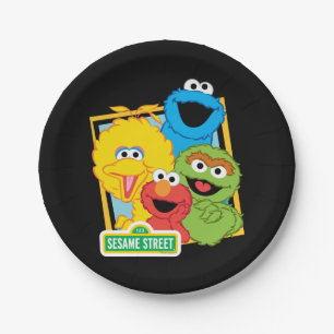 Sesame Street Pals Paper Plate