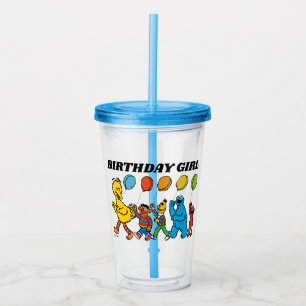 Sesame Street Pals   Party Balloons Acrylic Tumbler