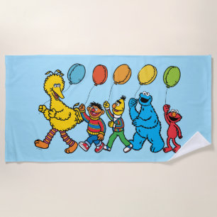 Sesame Street Pals   Party Balloons Beach Towel