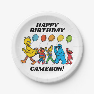Sesame Street Pals   Party Balloons Paper Plates