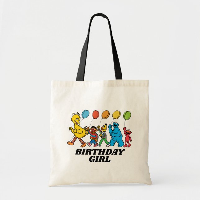 Sesame Street Pals | Party Balloons Tote Bag (Front)