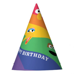 Sesame Street Pals Rainbow Party Hat