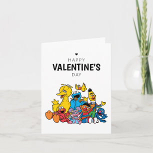 Sesame Street Pals Valentine's Day Note Card