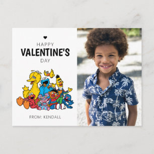 Sesame Street Pals Valentine's Day Postcard