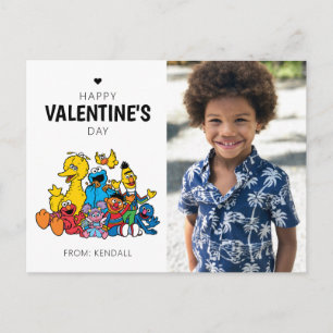 Sesame Street Pals Valentine's Day Postcard