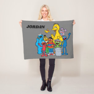 Sesame Street Pals Waving Fleece Blanket