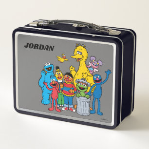 Sesame Street Pals Waving Metal Lunch Box