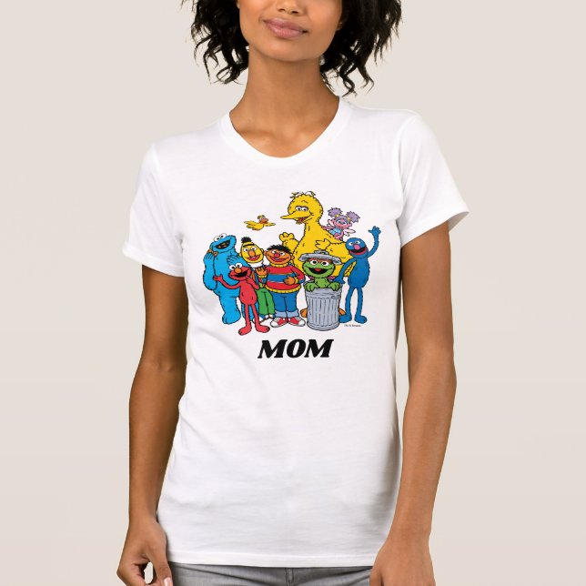 Sesame Street Pals Waving T-Shirt (Front)