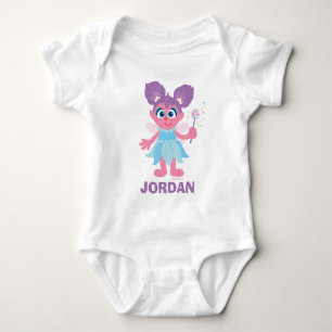 Sesame Street   Personalised Abby Cadabby Baby Bodysuit