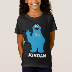 Sesame Street Personalised Cookie Monster Baby B T-Shirt