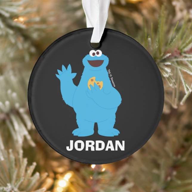 Sesame Street | Personalised Cookie Monster Ornament (Tree)