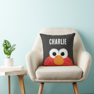 Sesame Street   Personalised Elmo Big Face Cushion