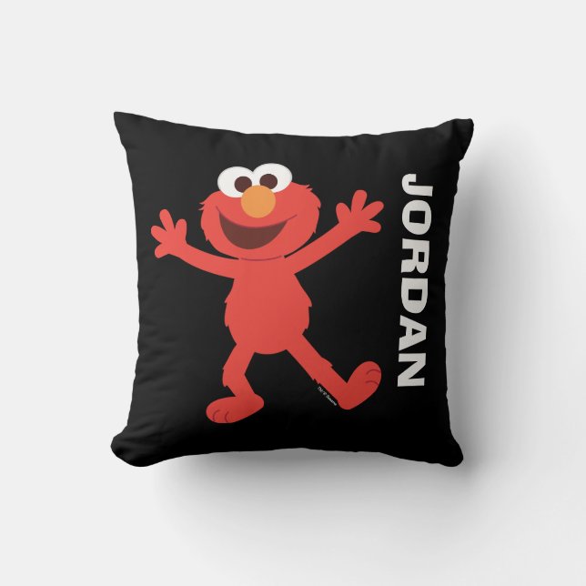Sesame Street | Personalised Elmo Throw Pillow (Front)
