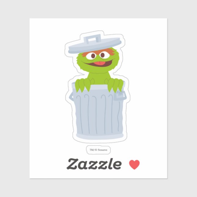 Sesame Street | Personalised Oscar the Grouch (Sheet)