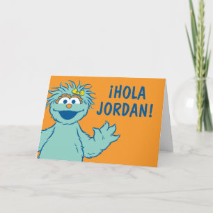 Sesame Street   Personalised Rosita Card
