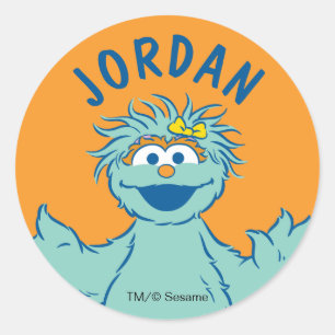 Sesame Street Personalised Rosita Classic Round Sticker