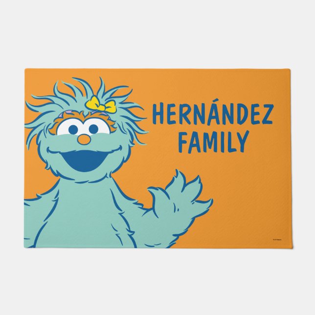 Sesame Street | Personalised Rosita Doormat (Front)