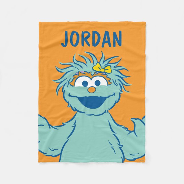 Sesame Street | Personalised Rosita Fleece Blanket (Front)