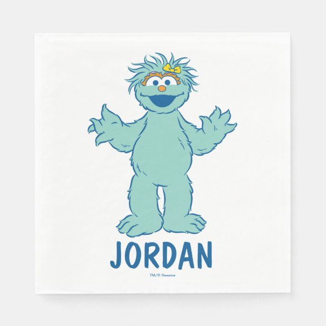 Sesame Street | Personalised Rosita Napkin (Front)