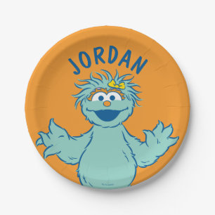 Sesame Street   Personalised Rosita Paper Plate