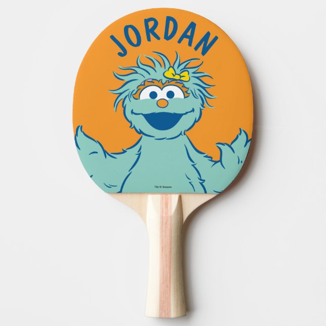 Sesame Street | Personalised Rosita Ping Pong Paddle (Front)