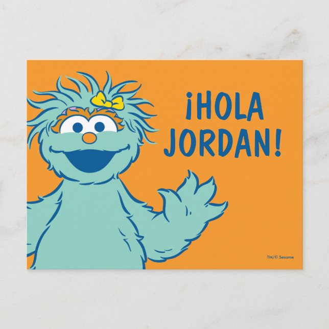 Sesame Street | Personalised Rosita Postcard (Front)