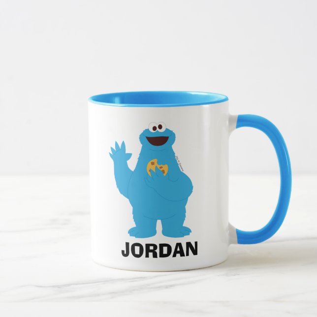 Sesame Street | Personalized Cookie Monster Mug (Right)