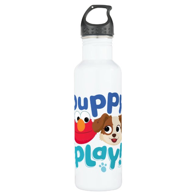 Sesame Street | Puppy Play Elmo & Tango 710 Ml Water Bottle (Front)