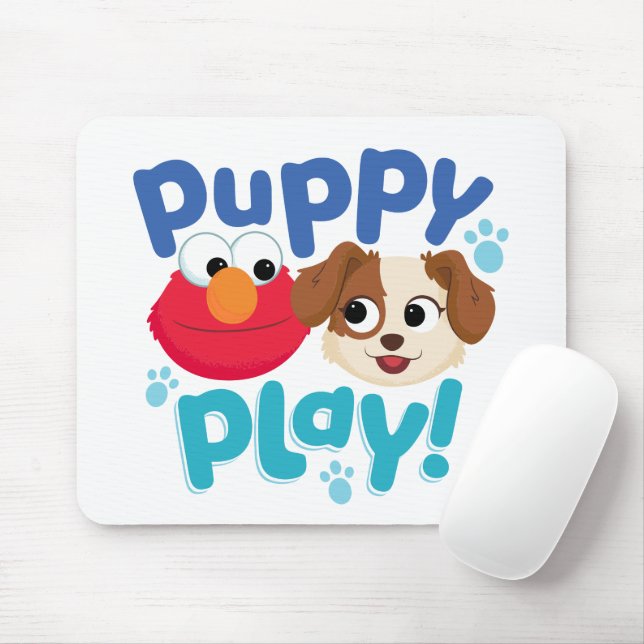 Sesame Street | Puppy Play Elmo & Tango Mouse Mat (With Mouse)