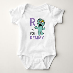 Sesame Street R is for Rosita Add Your Name Baby Bodysuit