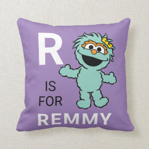 Sesame Street R is for Rosita Add Your Name Cushion