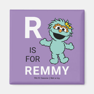 Sesame Street   R is for Rosita   Add Your Name Magnet