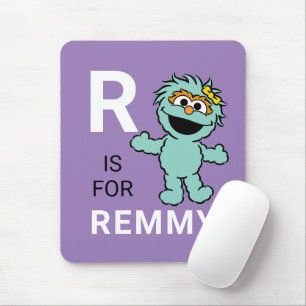 Sesame Street   R is for Rosita   Add Your Name Mouse Mat