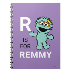 Sesame Street   R is for Rosita   Add Your Name Notebook