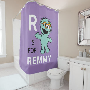 Sesame Street   R is for Rosita   Add Your Name Shower Curtain