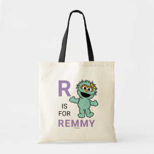 Sesame Street   R is for Rosita   Add Your Name Tote Bag