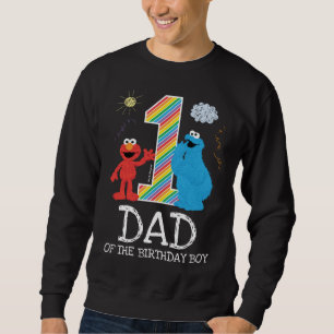 Sesame Street Rainbow 1st Birthday   Dad Sweatshirt