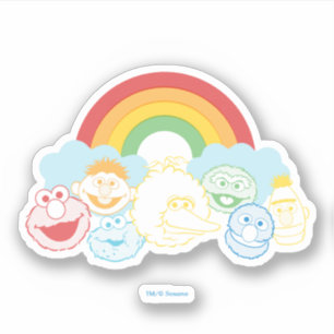 Sesame Street Rainbow Graphic