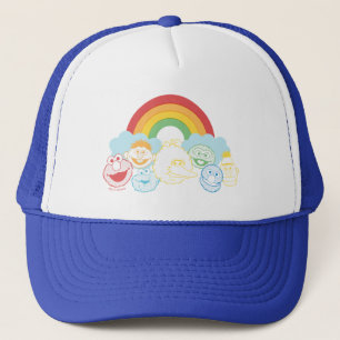 Sesame Street Rainbow Graphic Trucker Hat